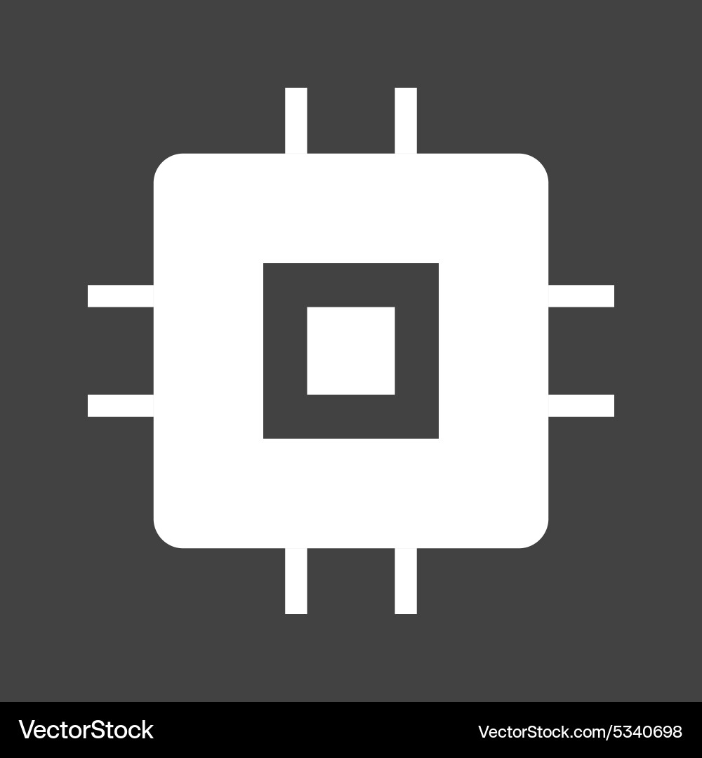 Microchip vector image