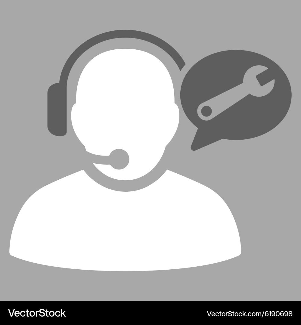 Operator service message icon Vector Image