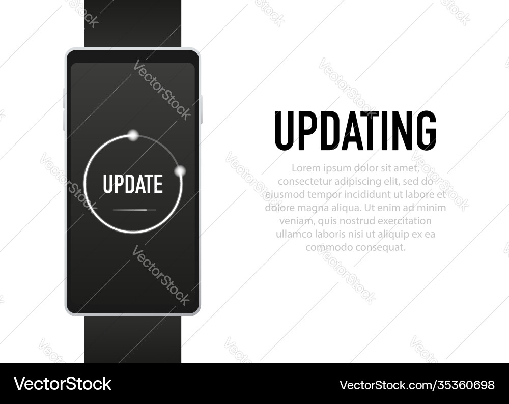 System software update and upgrade concept System software update and upgrade concept Vector Image