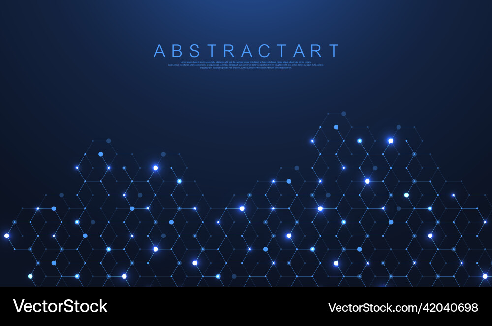 Technology abstract lines and dots connect Technology abstract lines and dots connect vector image