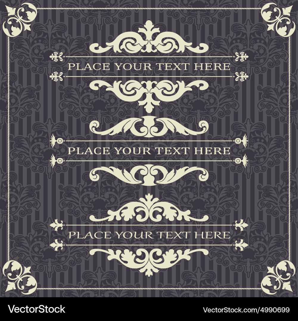 A set of elements for design Vector Image