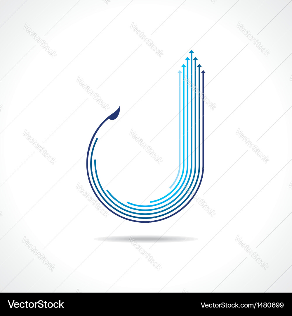 Blue arrow logo Royalty Free Vector Image - VectorStock