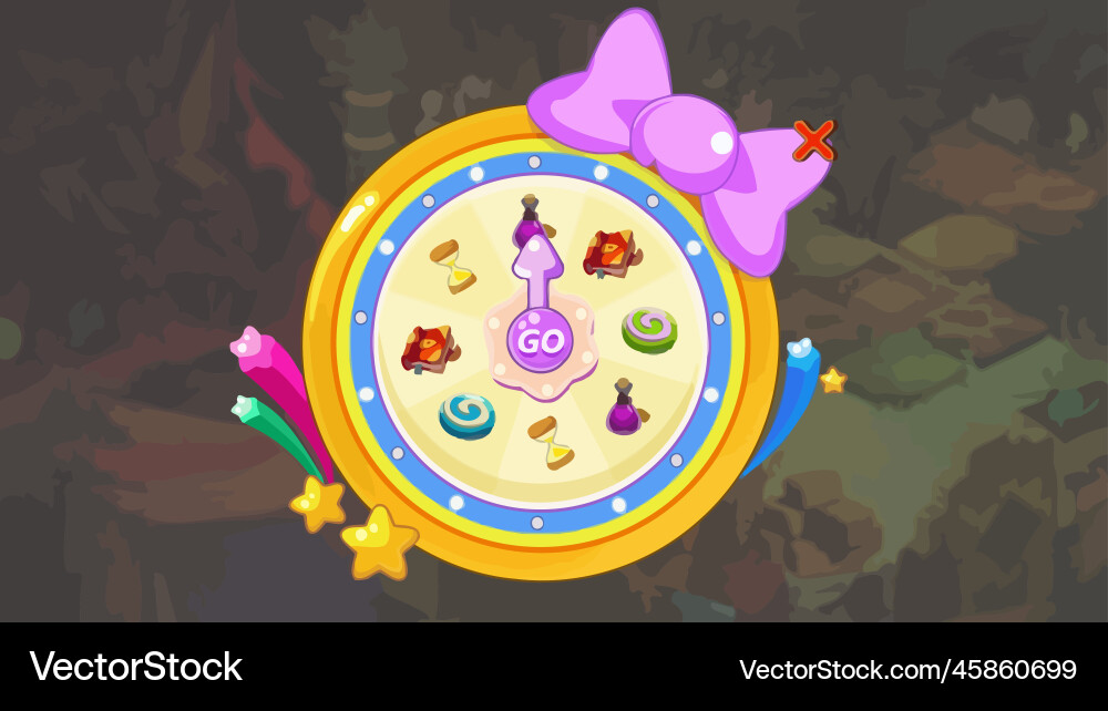 Complete set of level button game ui pop-up icon vector image