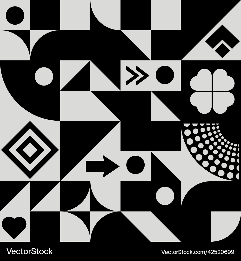 Geometric Art Pattern Vector Image