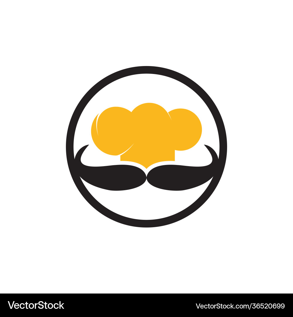 Mister Koch Logo Design Vorlage Mister Koch Logo Design Vorlage vektorbild