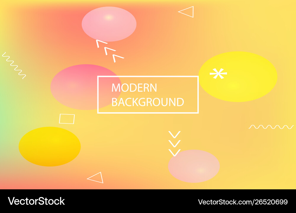 Smooth gradient mesh vector image