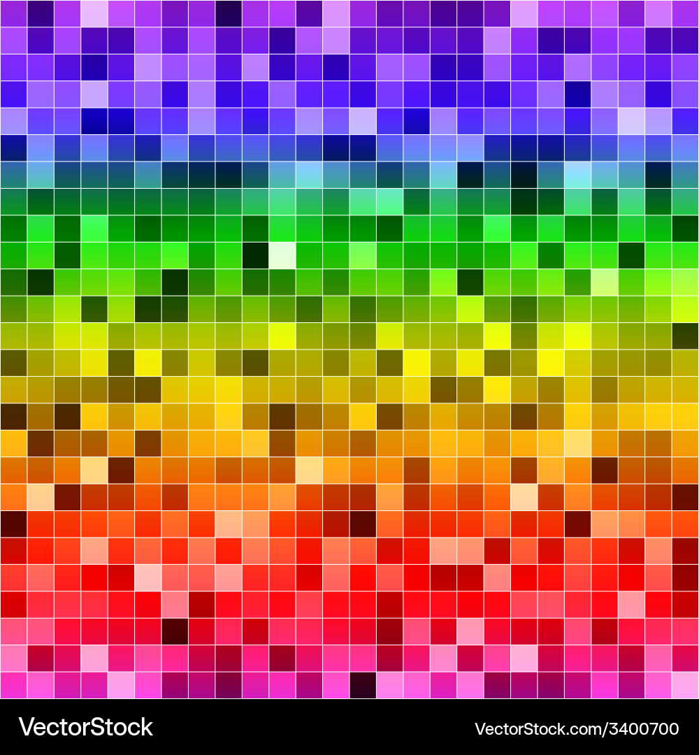 Abstract Colorful Pixel Pattern vector image