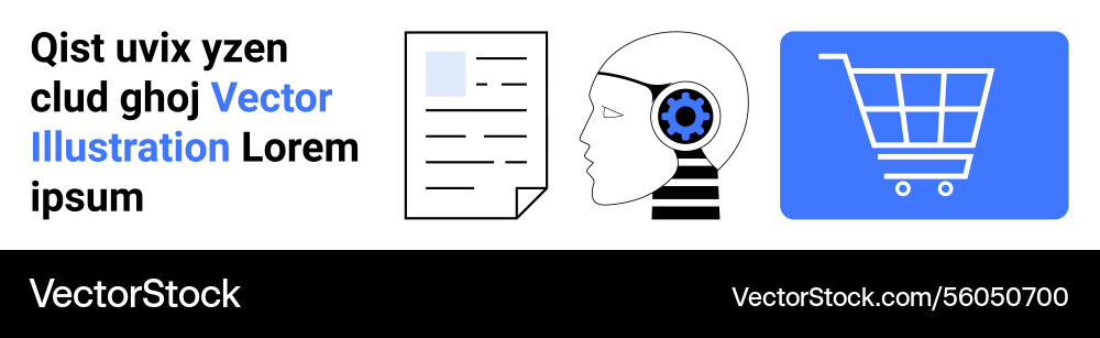 Ai-driven automation integrating analysis human Ai-driven automation integrating analysis human vector image