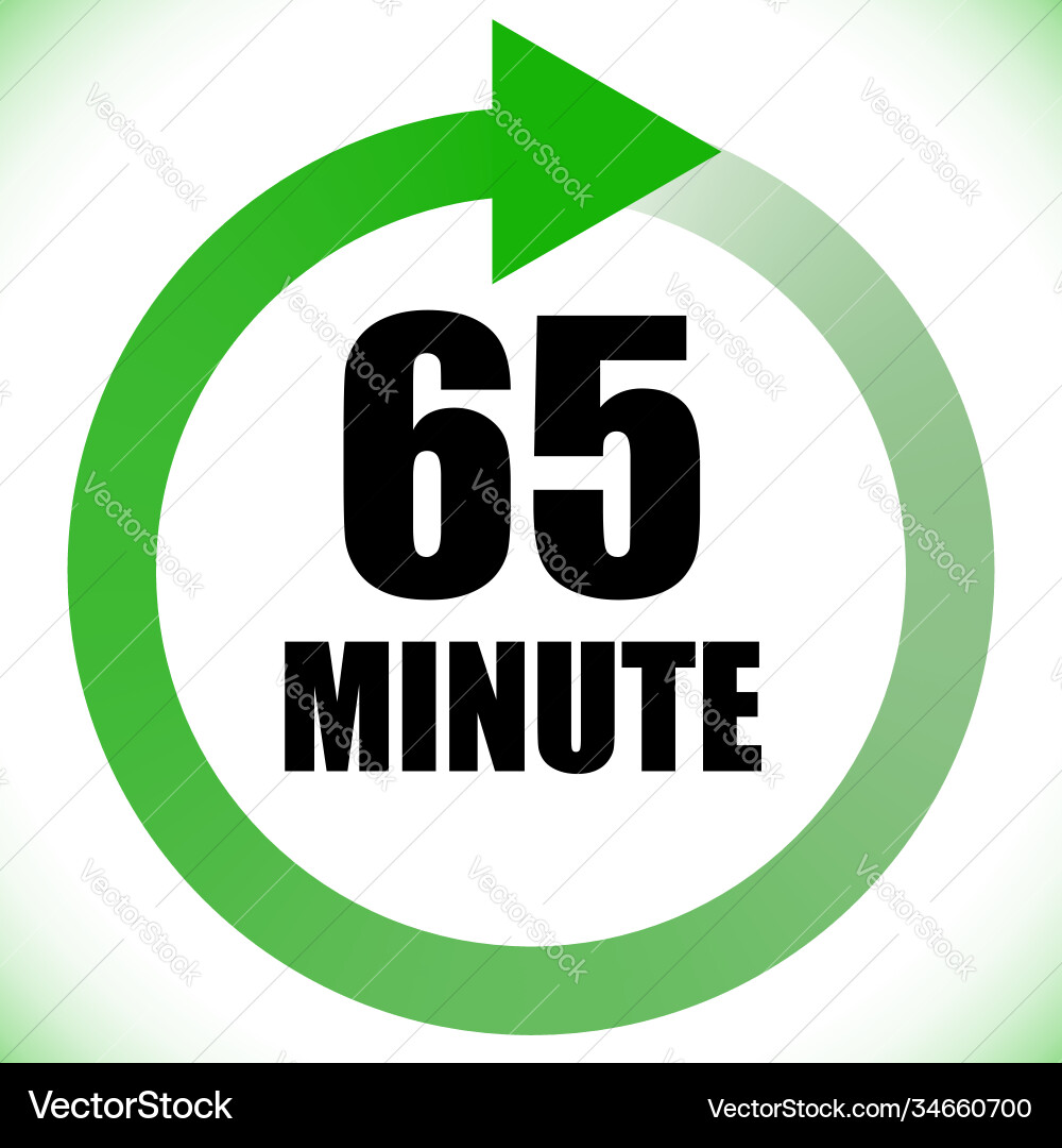 Numbers numerals dial time duration and schedule Vector Image