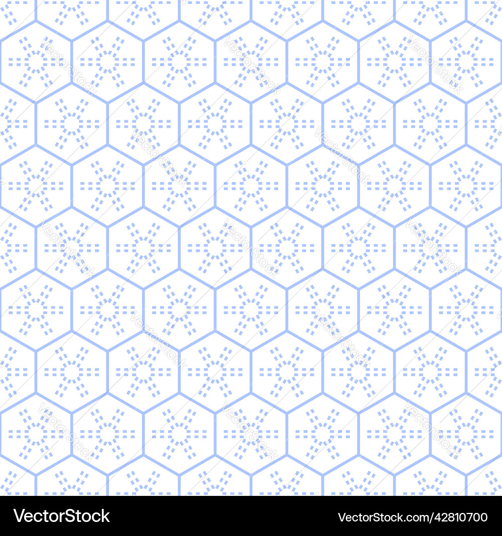 Seamless hexagons pattern Seamless hexagons pattern vector image