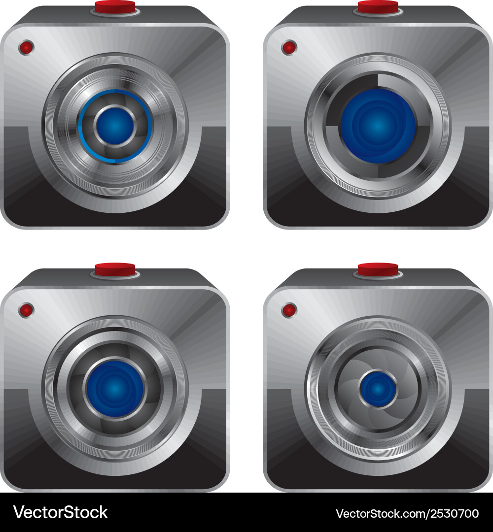 Web cam design background vector image