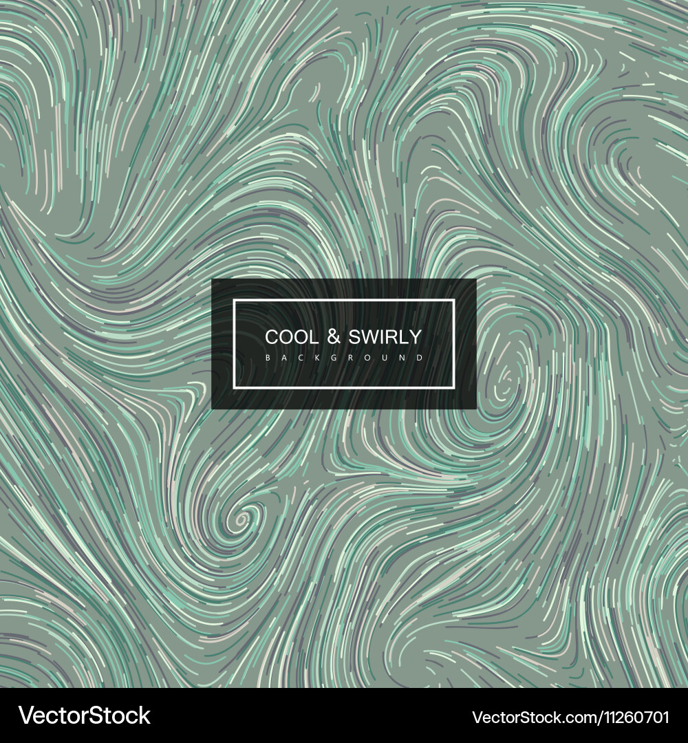 Abstract artistic curl background with swirled Vector Image