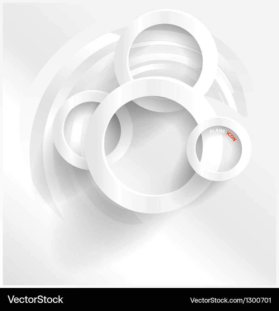 Abstract web design bubble vector image