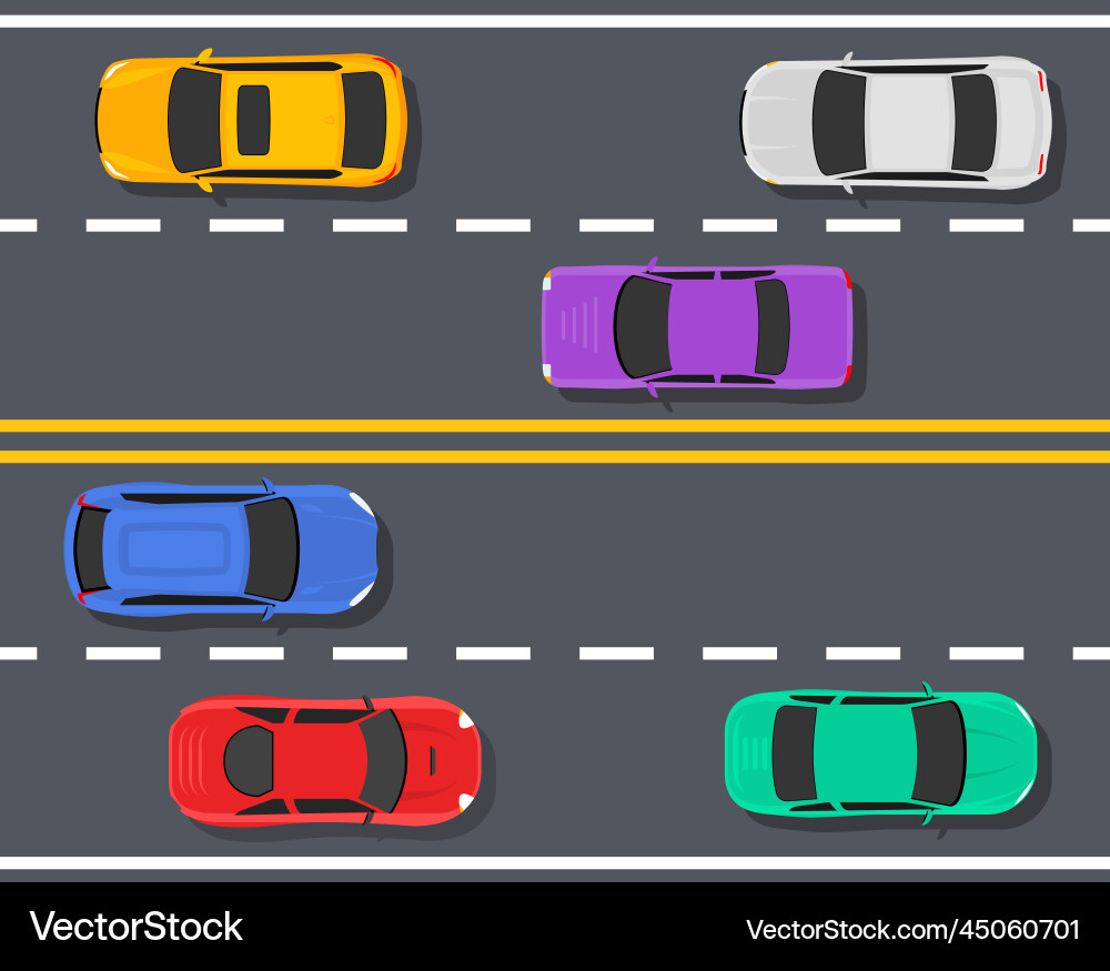 Car bird view aerial icon above Car bird view aerial icon above vector image