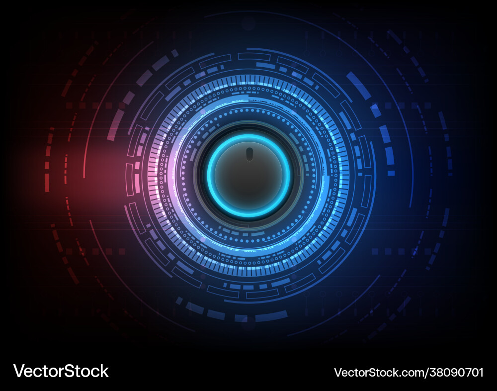 Circuit technology background with hi-tech Circuit technology background with hi-tech Vector Image