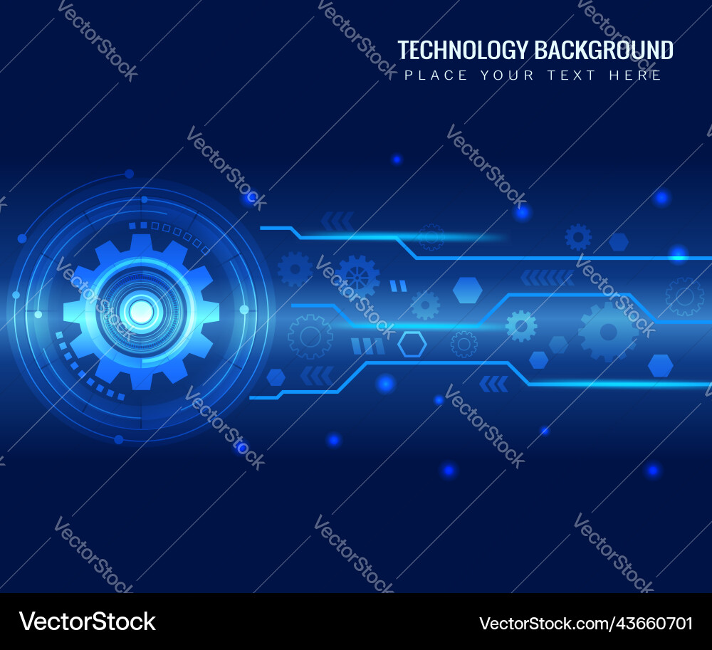 Cogwheel style abstract lines and connected dots Cogwheel style abstract lines and connected dots vector image