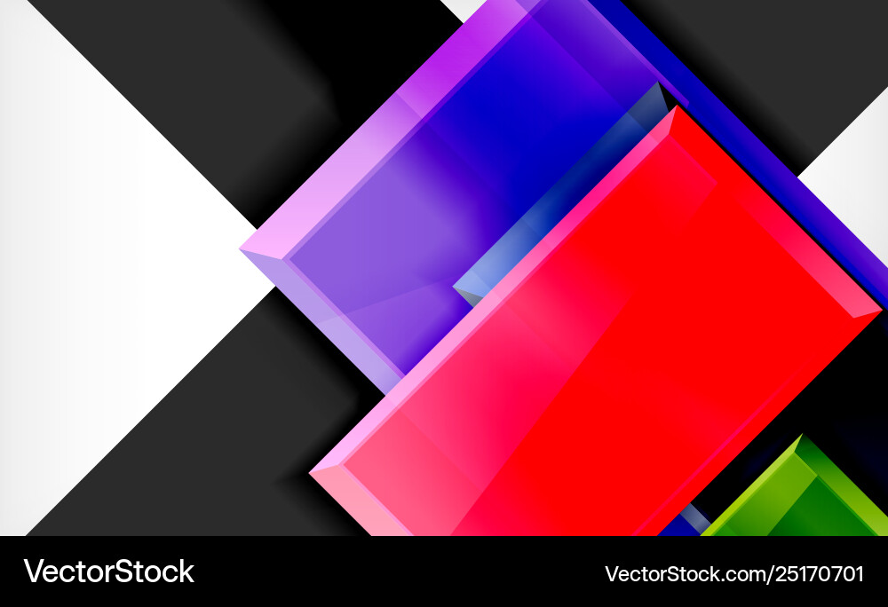 Colorful square and rectangle blocks background Colorful square and rectangle blocks background vector image