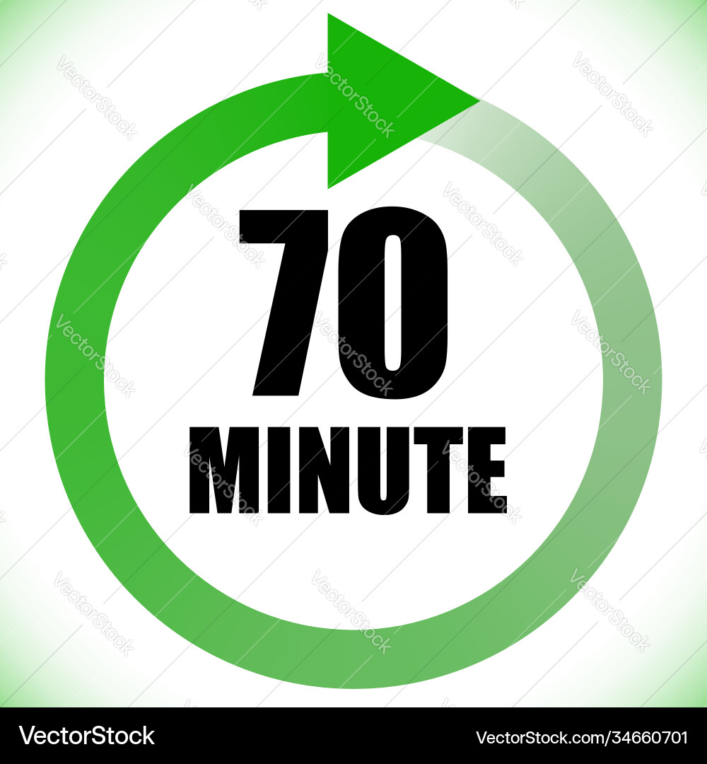 Numbers numerals dial time duration and schedule Vector Image