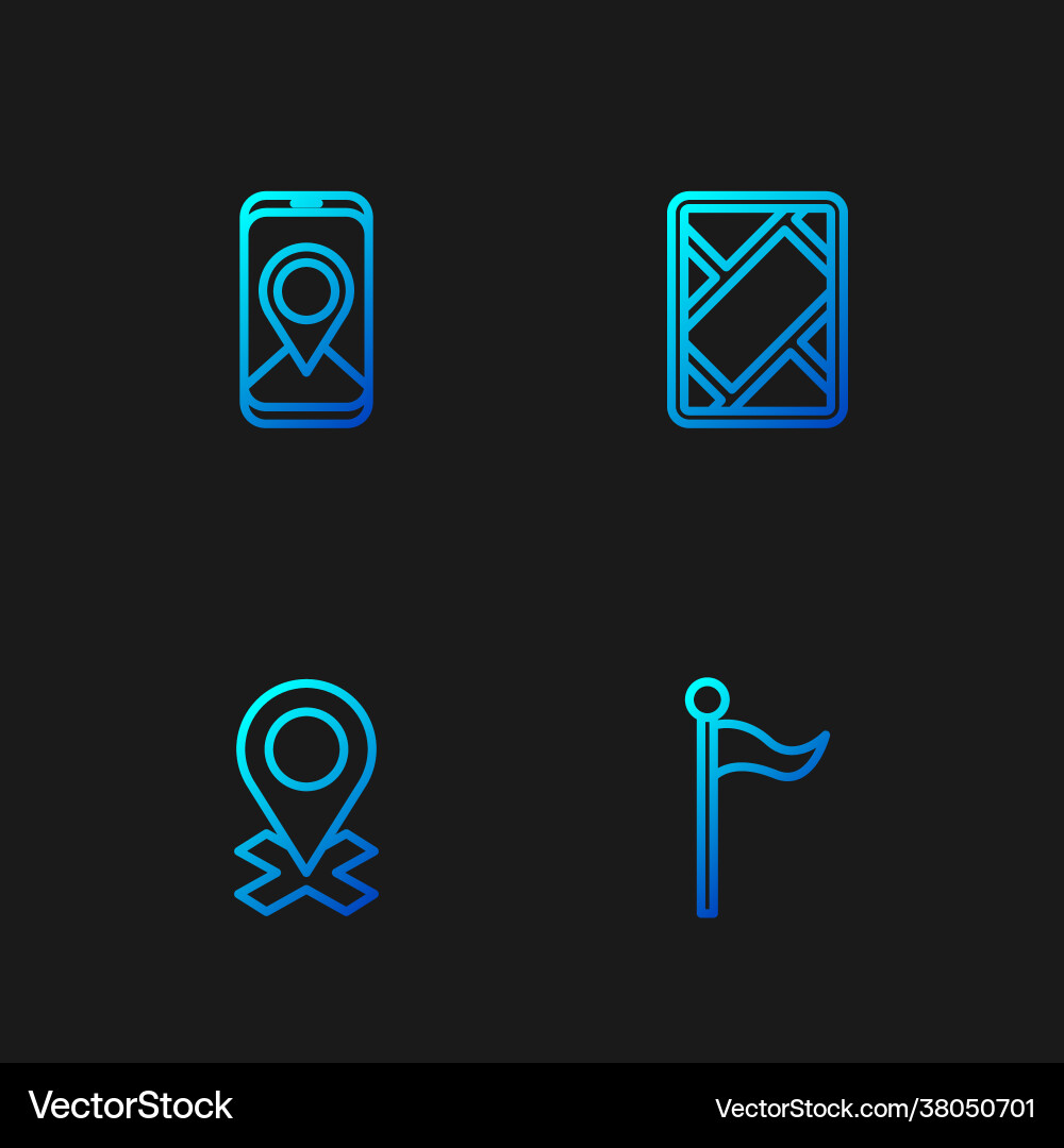 Set line location marker city map navigation Set line location marker city map navigation vector image