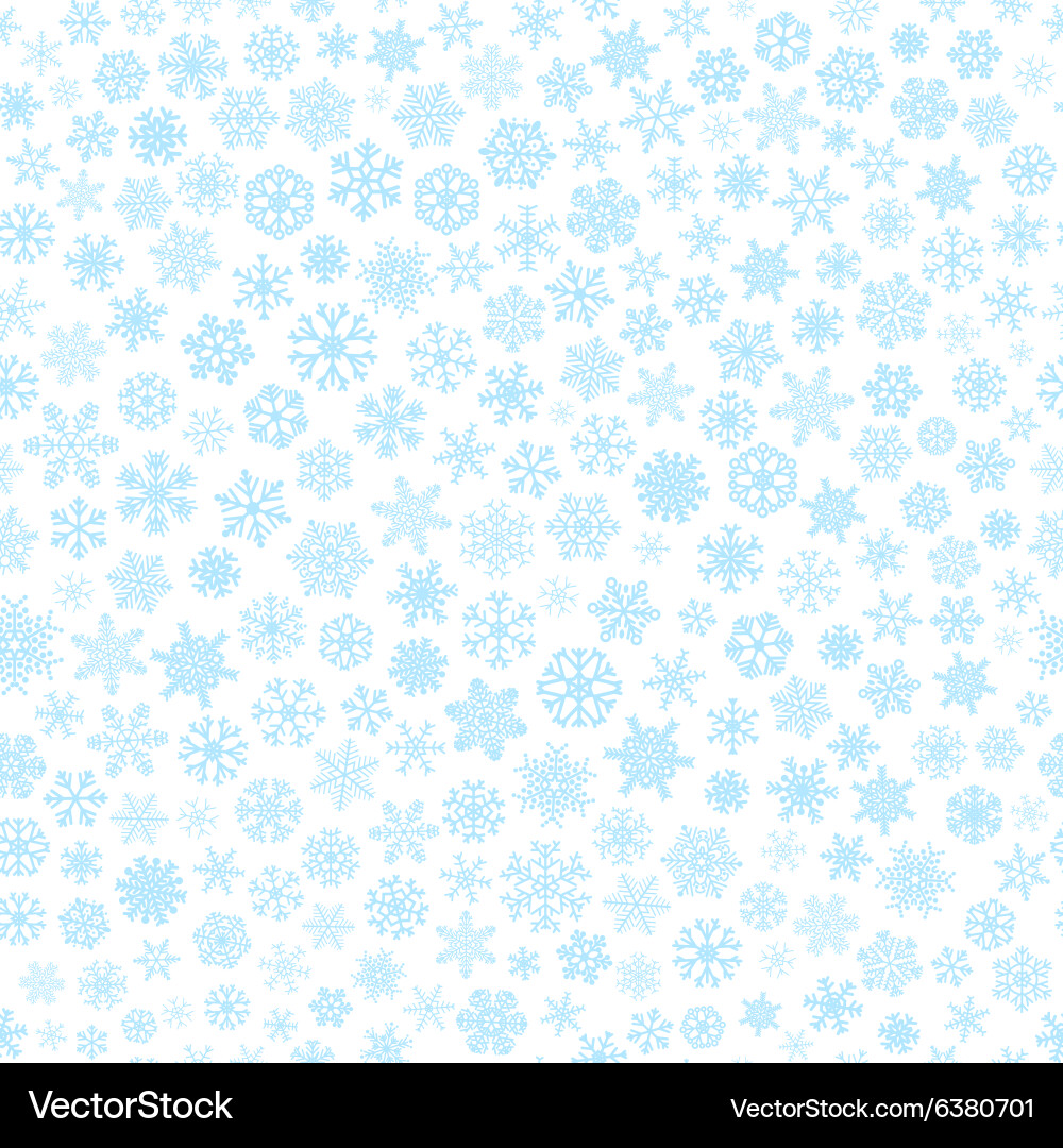 Winter Snowflake Pattern vector image