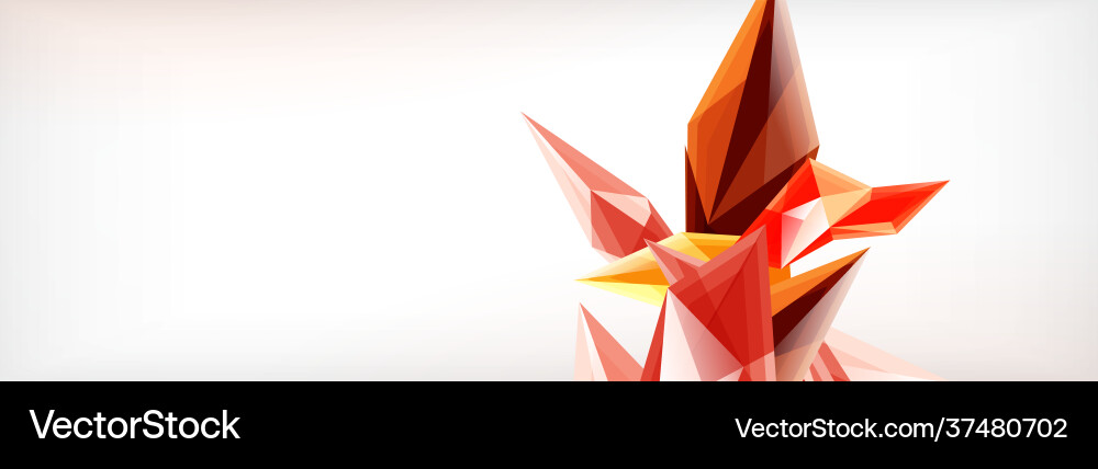 3d triangles and pyramids abstract 3d triangles and pyramids abstract vector image
