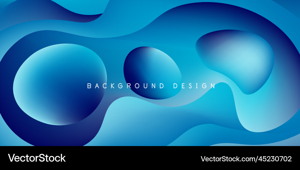 Abstract background fluid bubbles and wave – Royalty-Free Vector ...