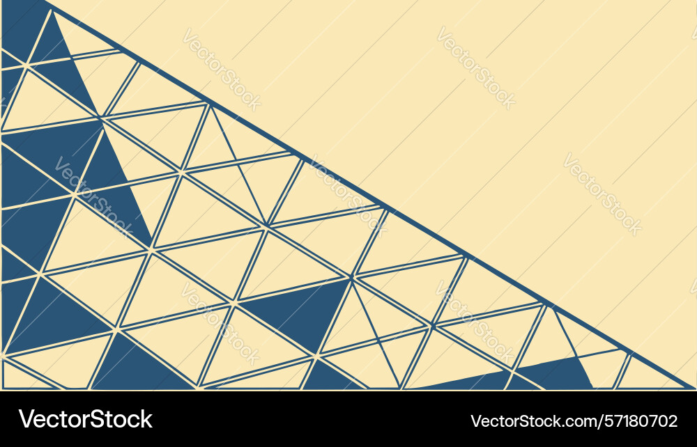 Abstract geometric pattern background in warm vector image