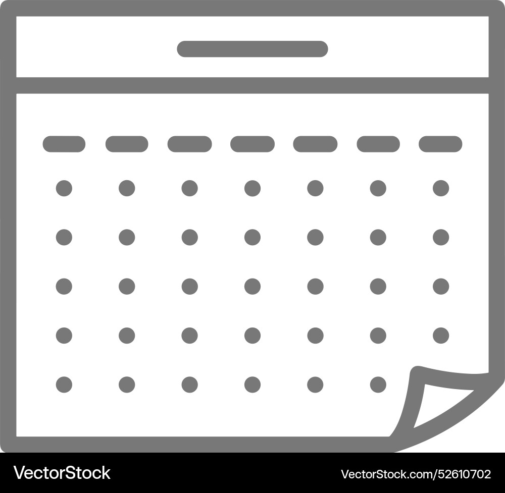 Calendar schedule icon symbol image of the modern Calendar schedule icon symbol image of the modern Vector Image