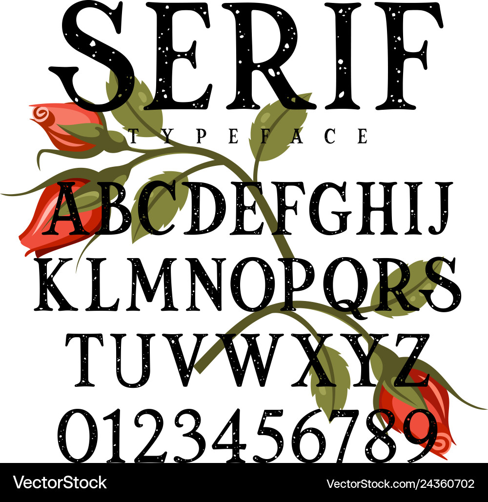 Handmade sans serif 002 Handmade sans serif 002 Vector Image