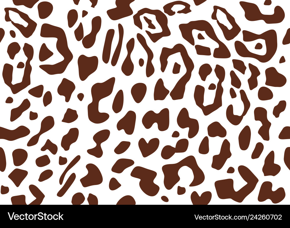 Leopard pattern texture repeating simple Leopard pattern texture repeating simple vector image