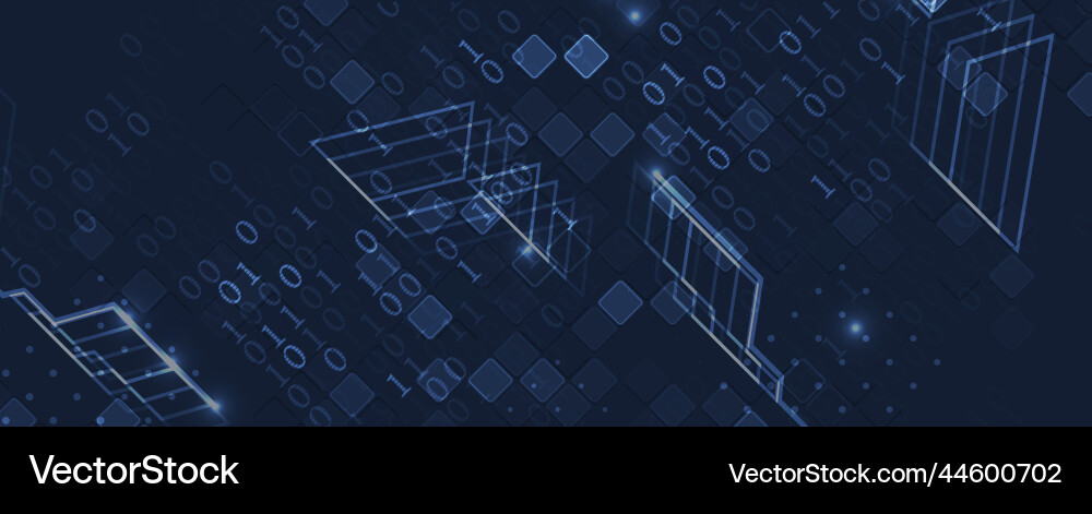 Technology data background idea of global Technology data background idea of global vector image