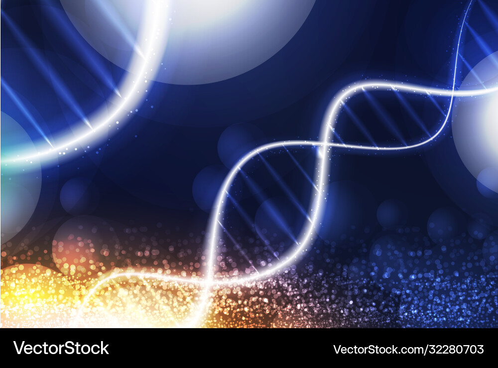 Dna digitale Sequenz Code Struktur mit Glühen Dna digitale Sequenz Code Struktur mit Glühen Vektorbild