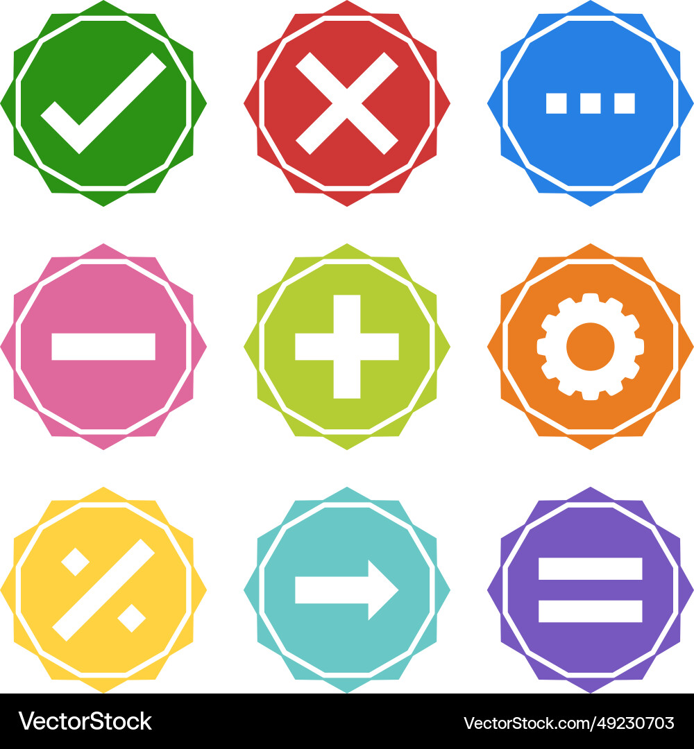 Mathematics right wrong correct customize zigzag s Mathematics right wrong correct customize zigzag s Vector Image