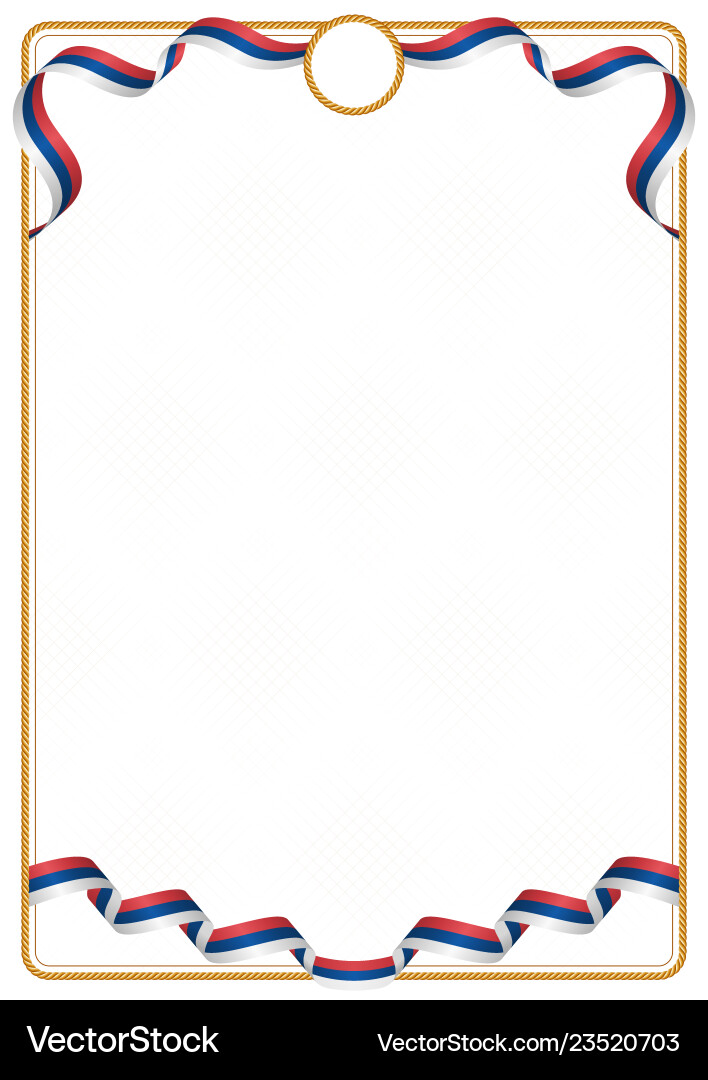 Rahmen und Grenze der serbia Farben Flagge Rahmen und Grenze der serbia Farben Flagge vektorbild