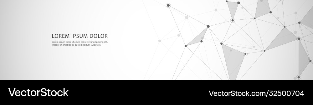 Banner design global connection with lines Banner design global connection with lines vector image