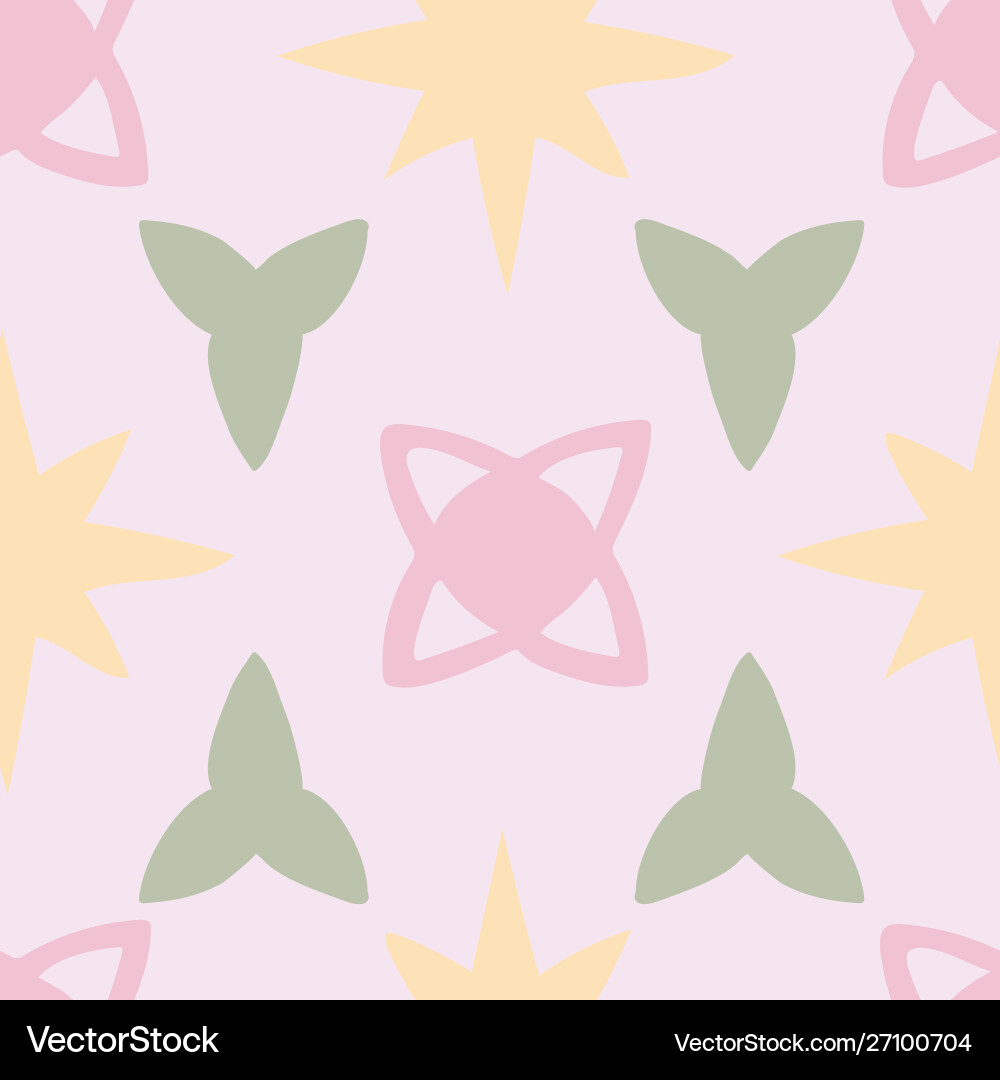Large shapes in colour collection repeat pattern Large shapes in colour collection repeat pattern Vector Image