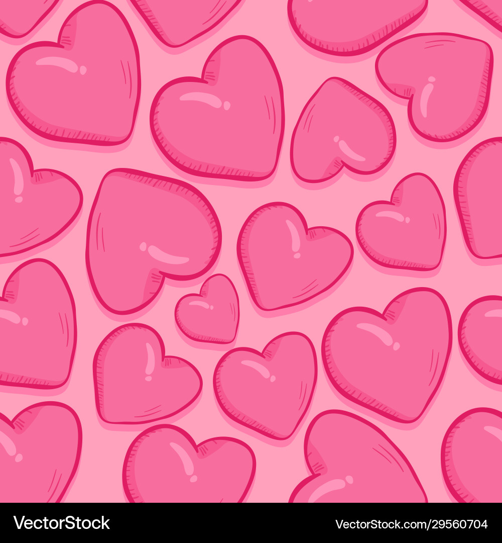 Nahtlose Liebe Muster Vektorbild