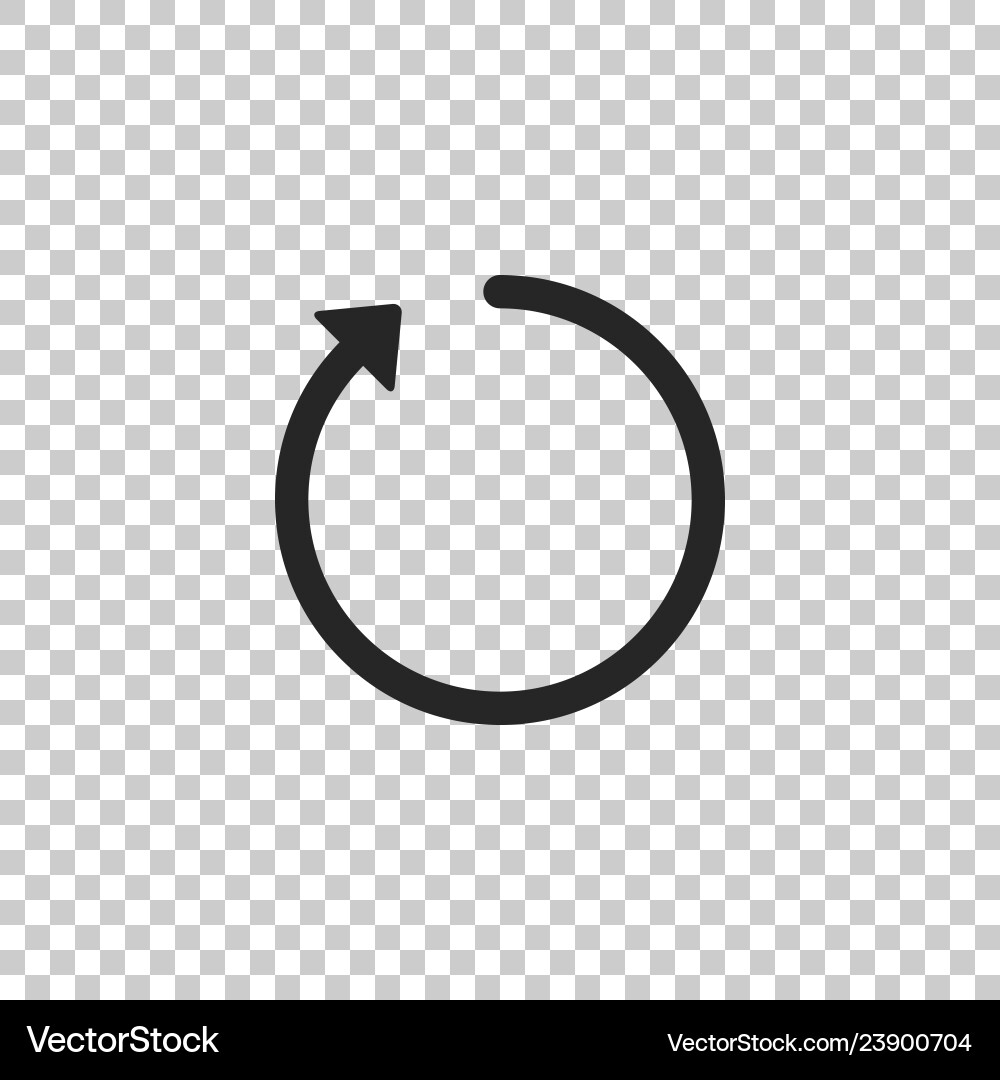 Refresh Icon - Circular Arrow vector image
