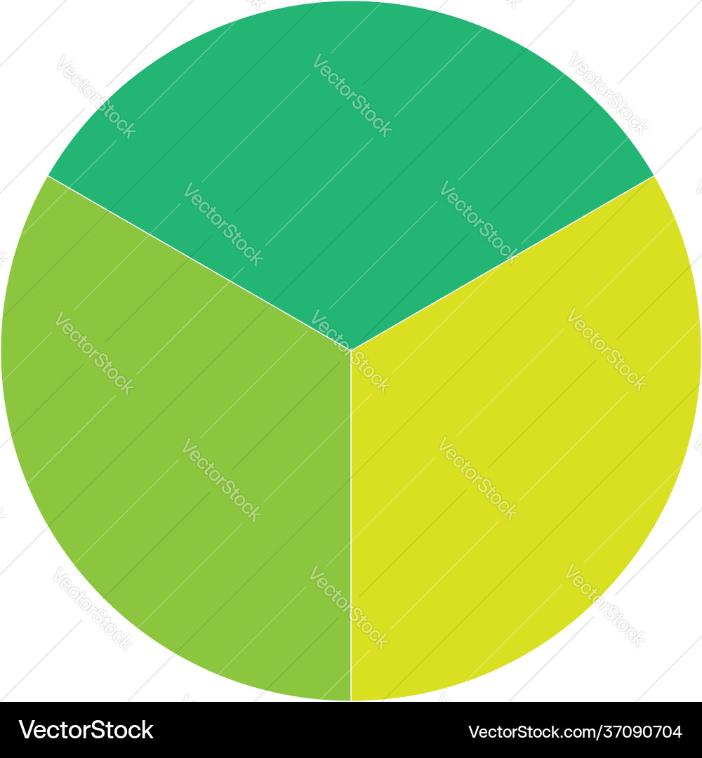 Segmented circle pie graph chart infographics Segmented circle pie graph chart infographics vector image
