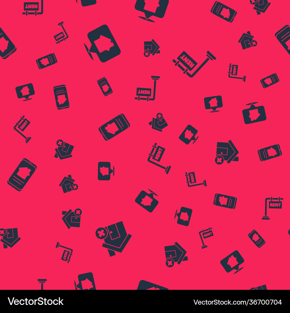 Set house with wrong mark location online Set house with wrong mark location online vector image