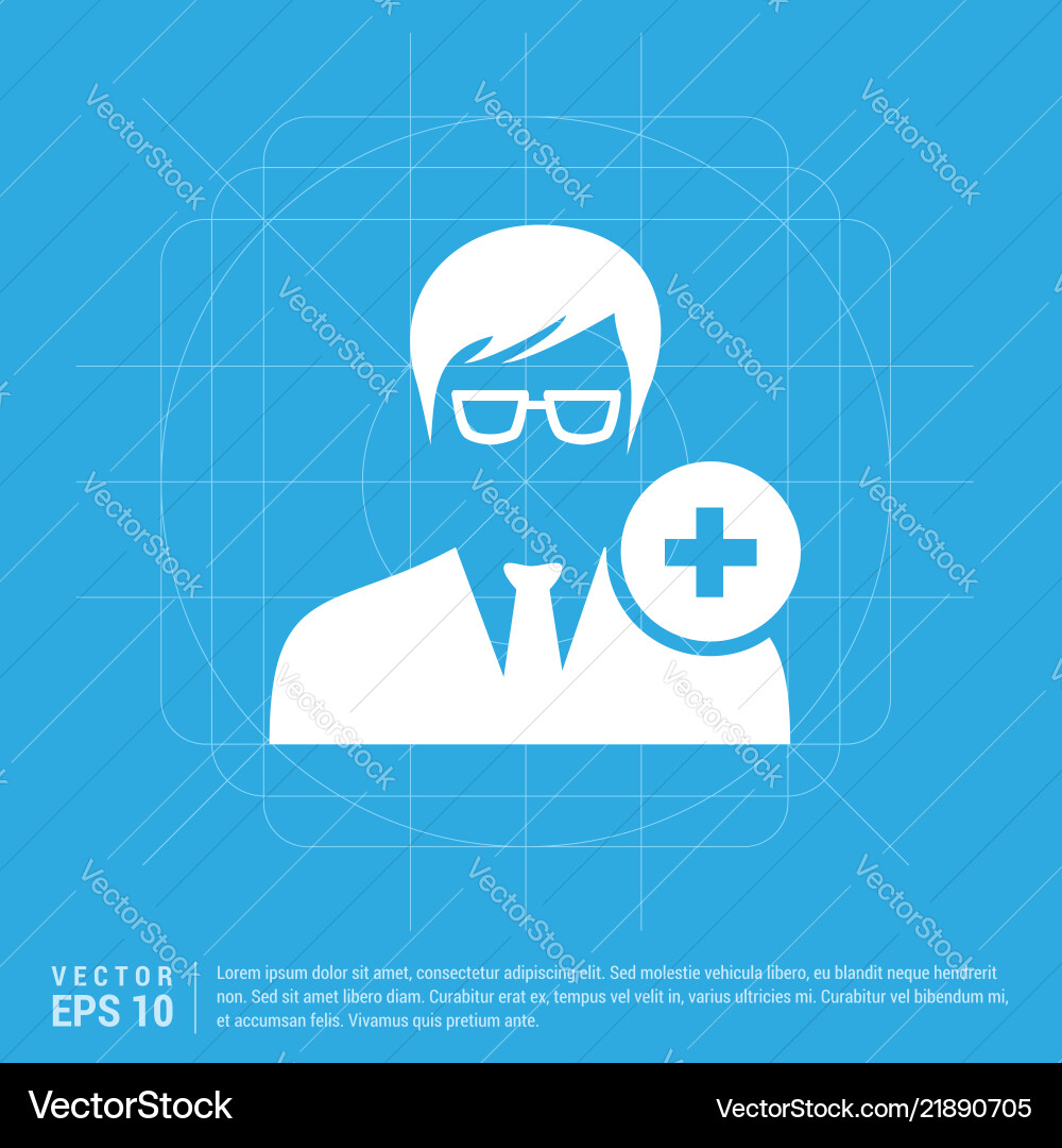 Add user icon vector image