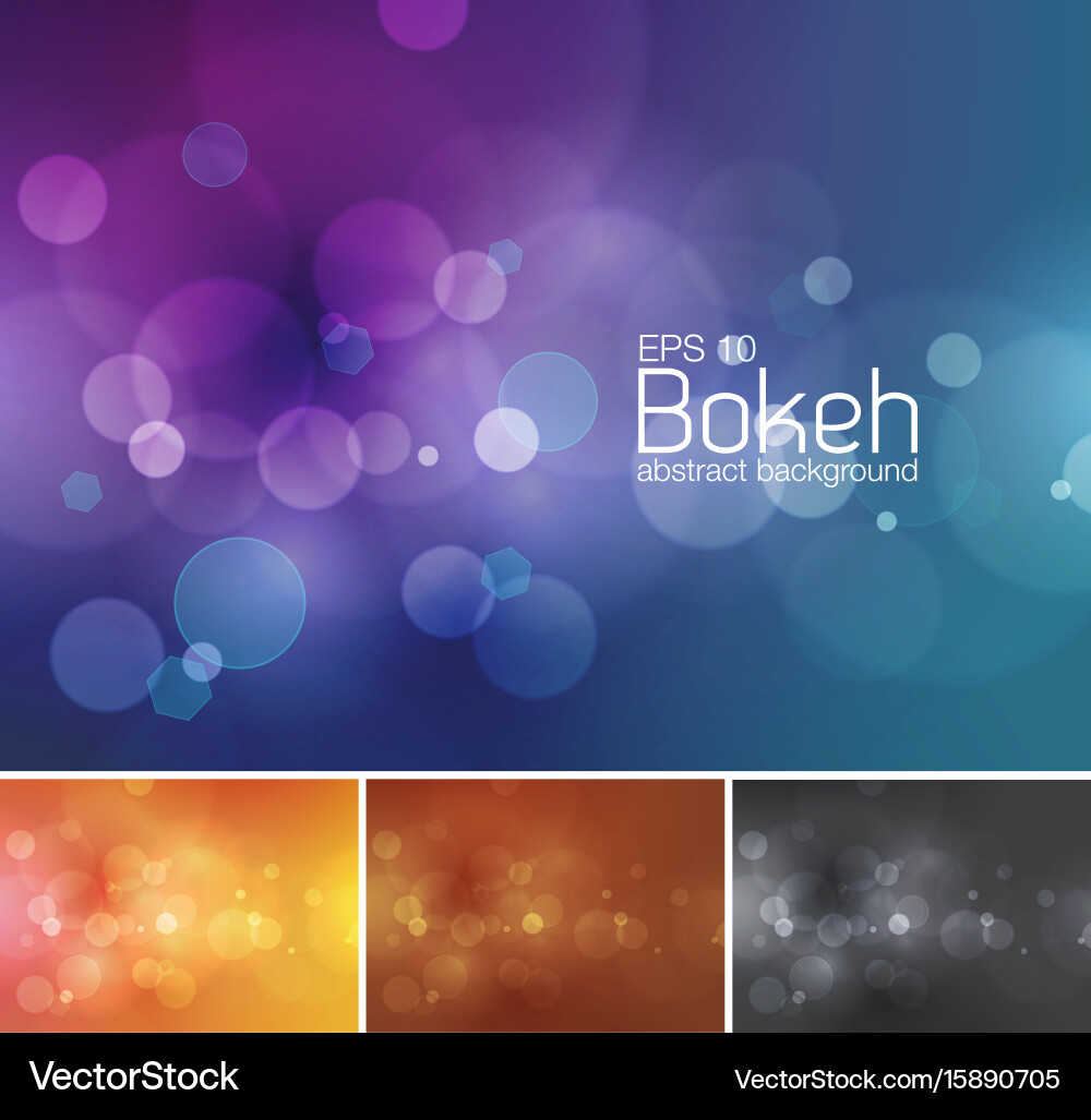 Blur and unfocused abstract background vector image