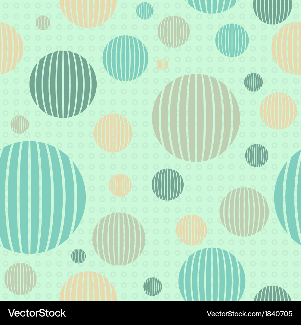Geometrical seamless pattern with-circles Vector Image