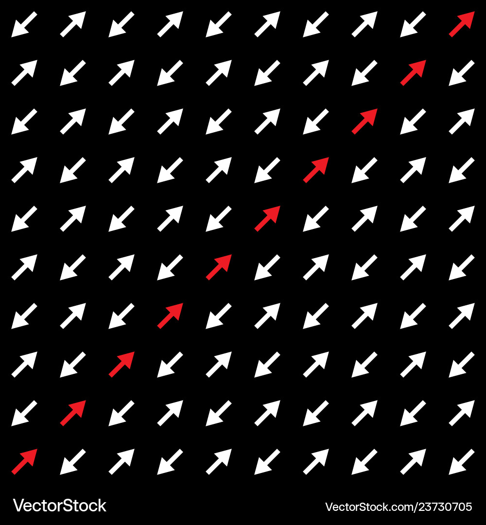 Seamless pattern with arrows vector image