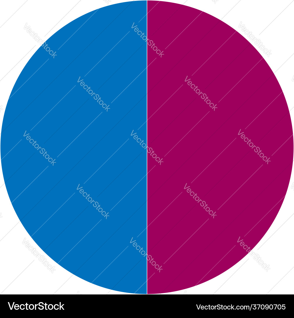 Segmented circle pie graph chart infographics Segmented circle pie graph chart infographics vector image