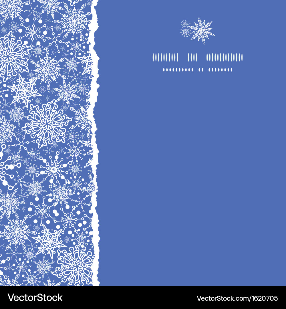 Snowflake Seamless Pattern vector image