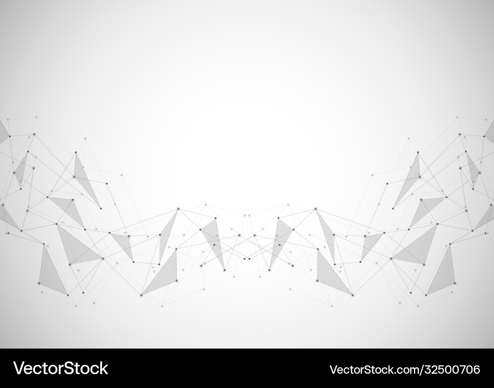 Abstract connection background with lines and dots Abstract connection background with lines and dots Vector Image