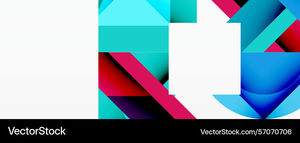 Abstract geometric shapes overlap creating Abstract geometric shapes overlap creating vector image
