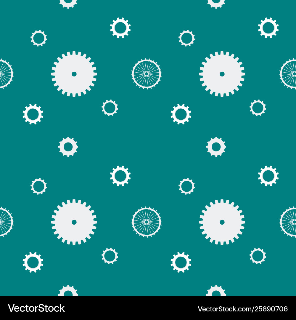 Seamless pattern background cogs gears cogwheels Seamless pattern background cogs gears cogwheels vector image