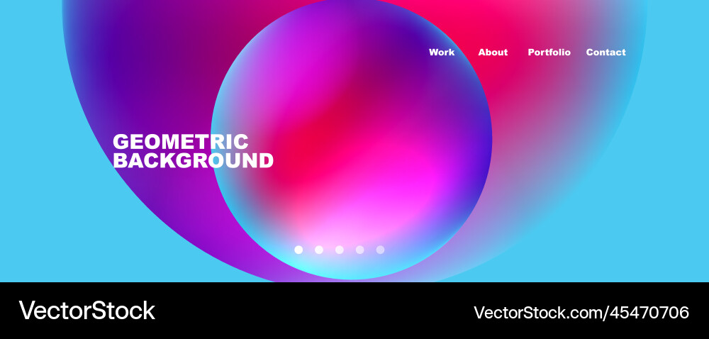 Trendy simple circle gradient abstract background Vector Image